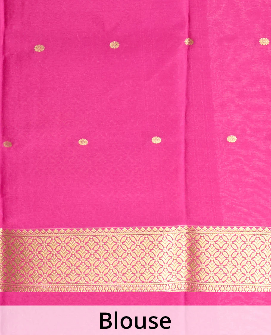 Black zari buttas Mysore silk saree, contrast jaal design zari border, and pallu of jaal design - Image 5