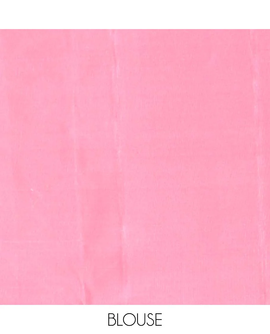 Borderless mustard buttas Kanchipuram silk saree, contrast intricate designs woven pallu - Image 5