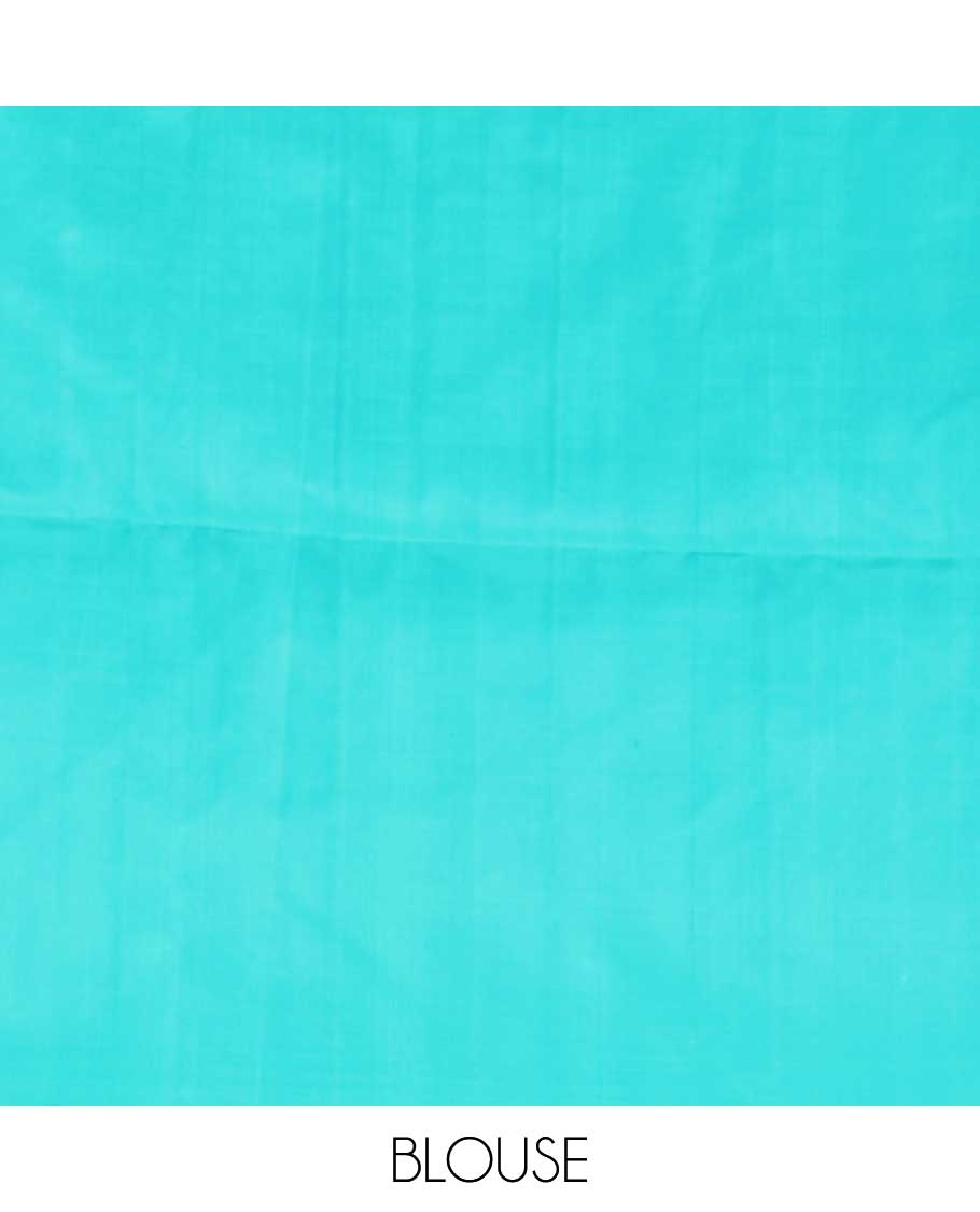 Borderless yellow stripes and mayil buttas Mayuri soft silk saree, contrast pallu steeped with traditional motifs - Image 6