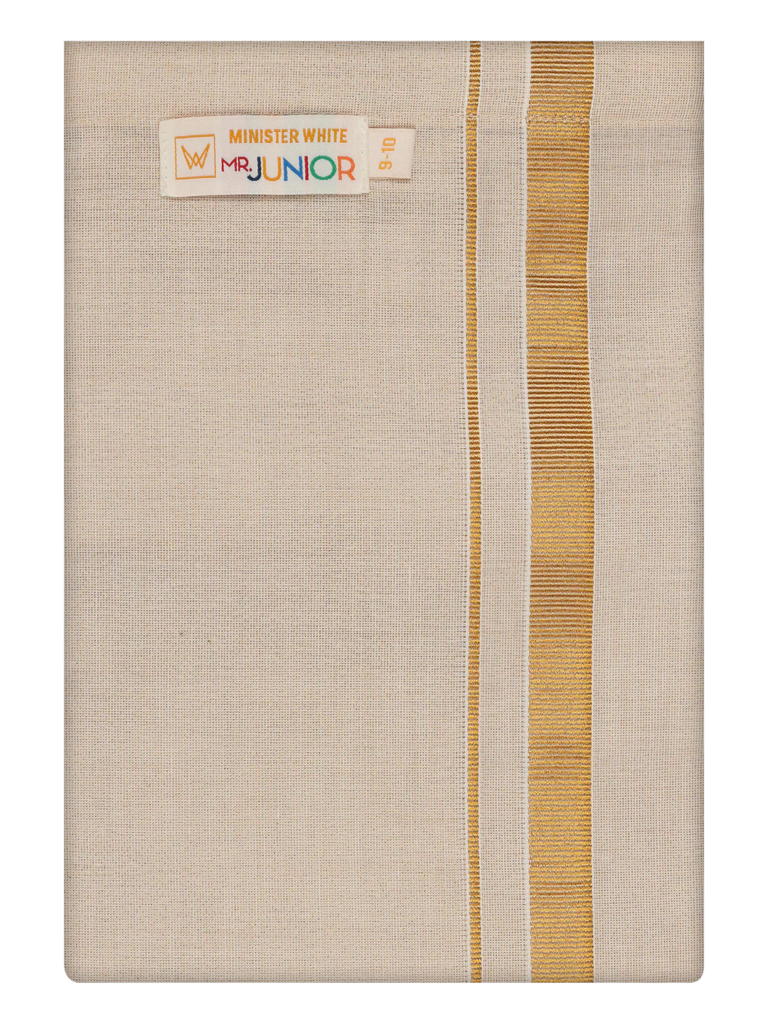 Boys Tissue Gold Colour Shirt with Dhoti Combo Ambitious Boy - Image 6