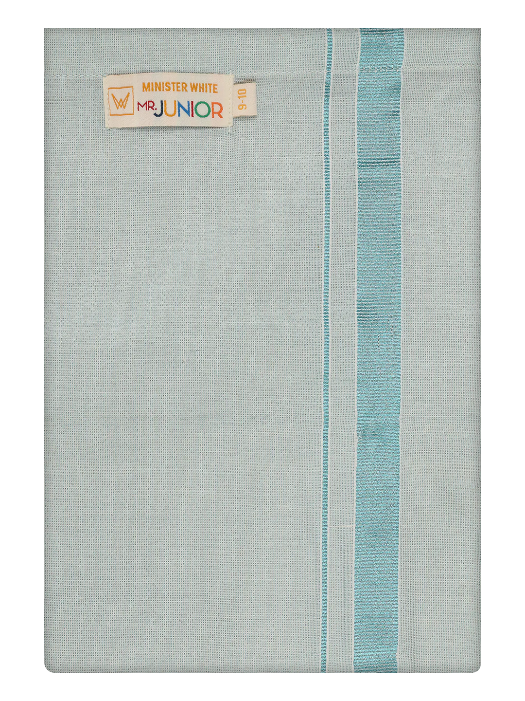 Boys Tissue Mint Blue Colour Shirt with Dhoti Combo Ambitious Boy - Image 7