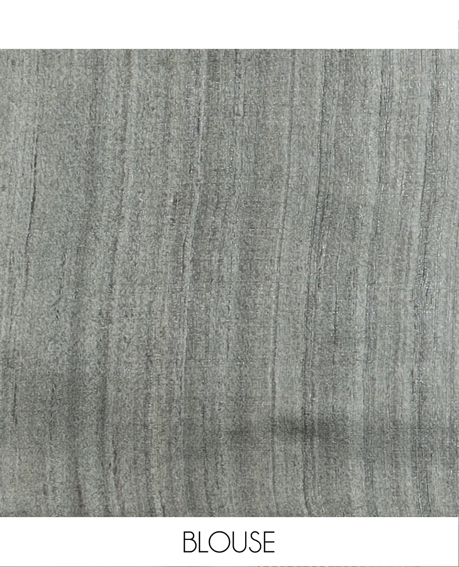 Light sandal plain tussar saree, contrast temple border, and geometric patterned pallu - Image 5