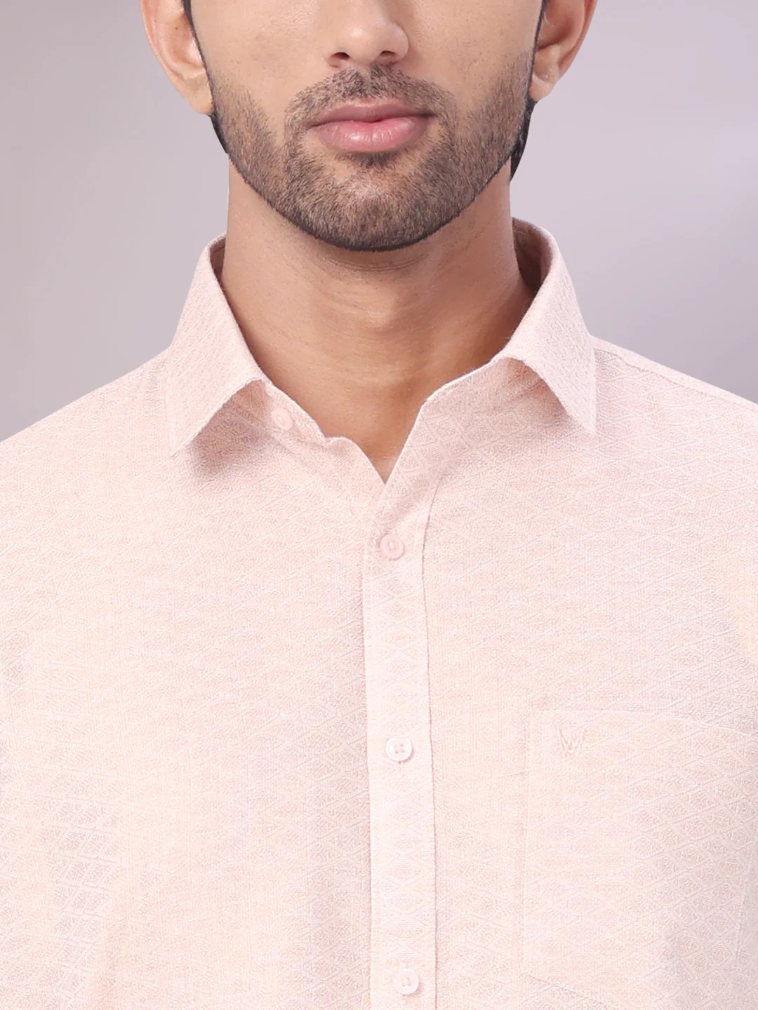 Men's Copper Tissue Jacquard Shirt with Matching Dhoti Combo Zeus - Image 5