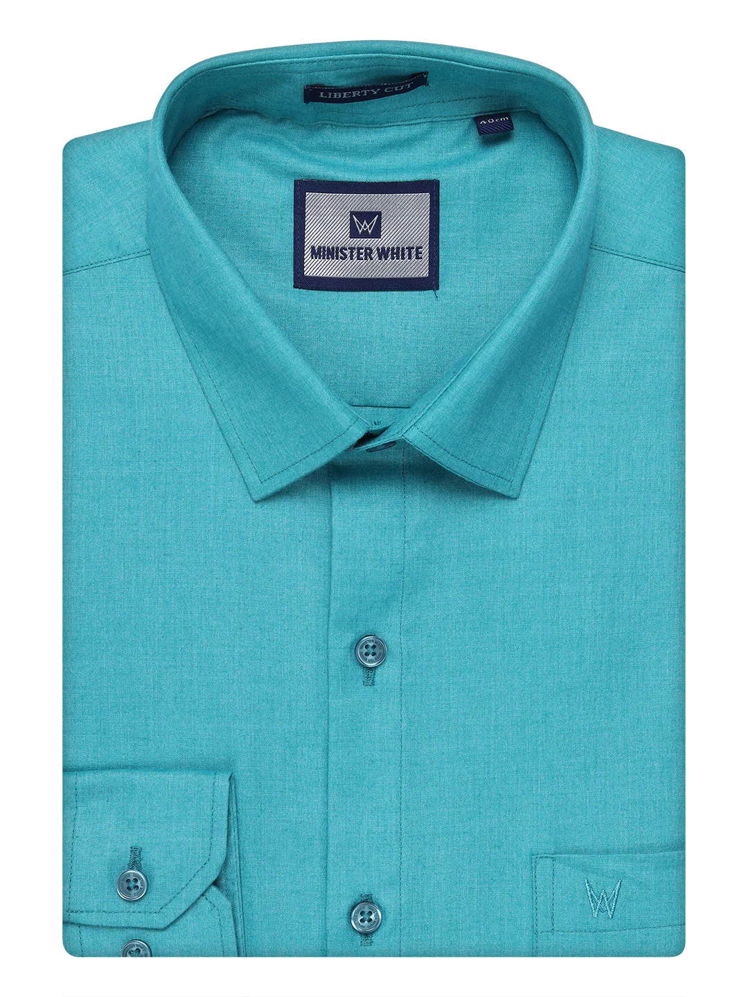 Men's Light Blue Shirt with Matching Border Flexi Dhoti Combo Casper Flexi - Image 8