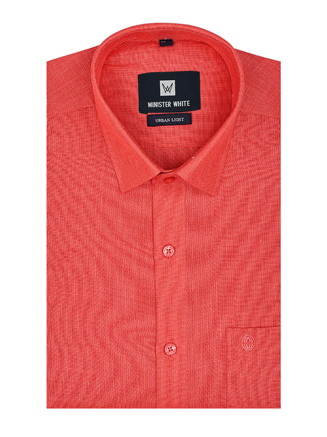 Mens Cotton Regular Fit Red Colour Shirt Urban Light