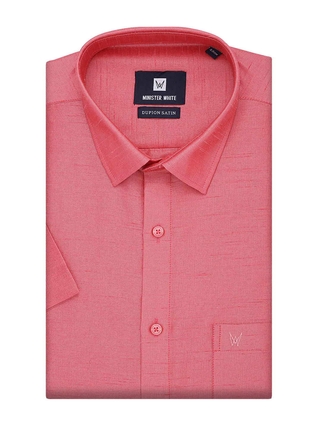 Mens Dupion Satin Regular Fit Pink Colour Shirt