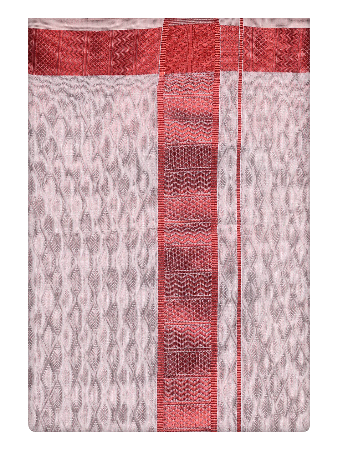 Mens Maroon Tissue Jacquard Shirt with Matching Dhoti Combo Zeus - Image 9