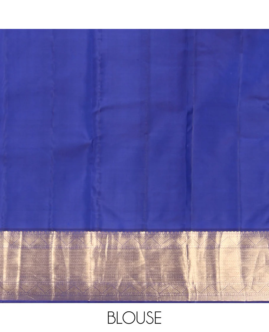 Red ajrakh-style jacquard wedding silk saree, contrast jaal pallu & border of geometric patterns - Image 6
